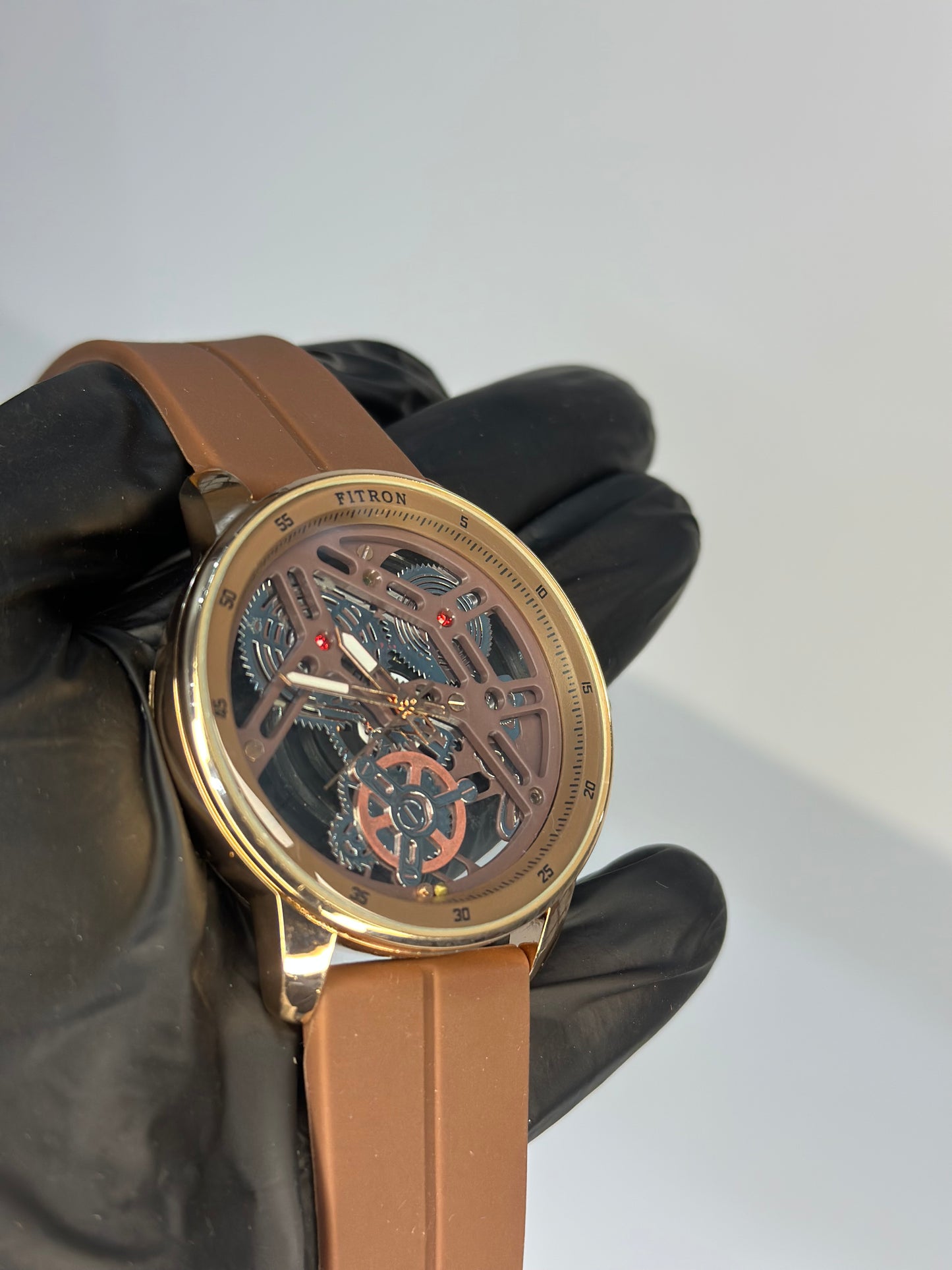 FITRON BRONZE PHANTOM SKELETON WATCH