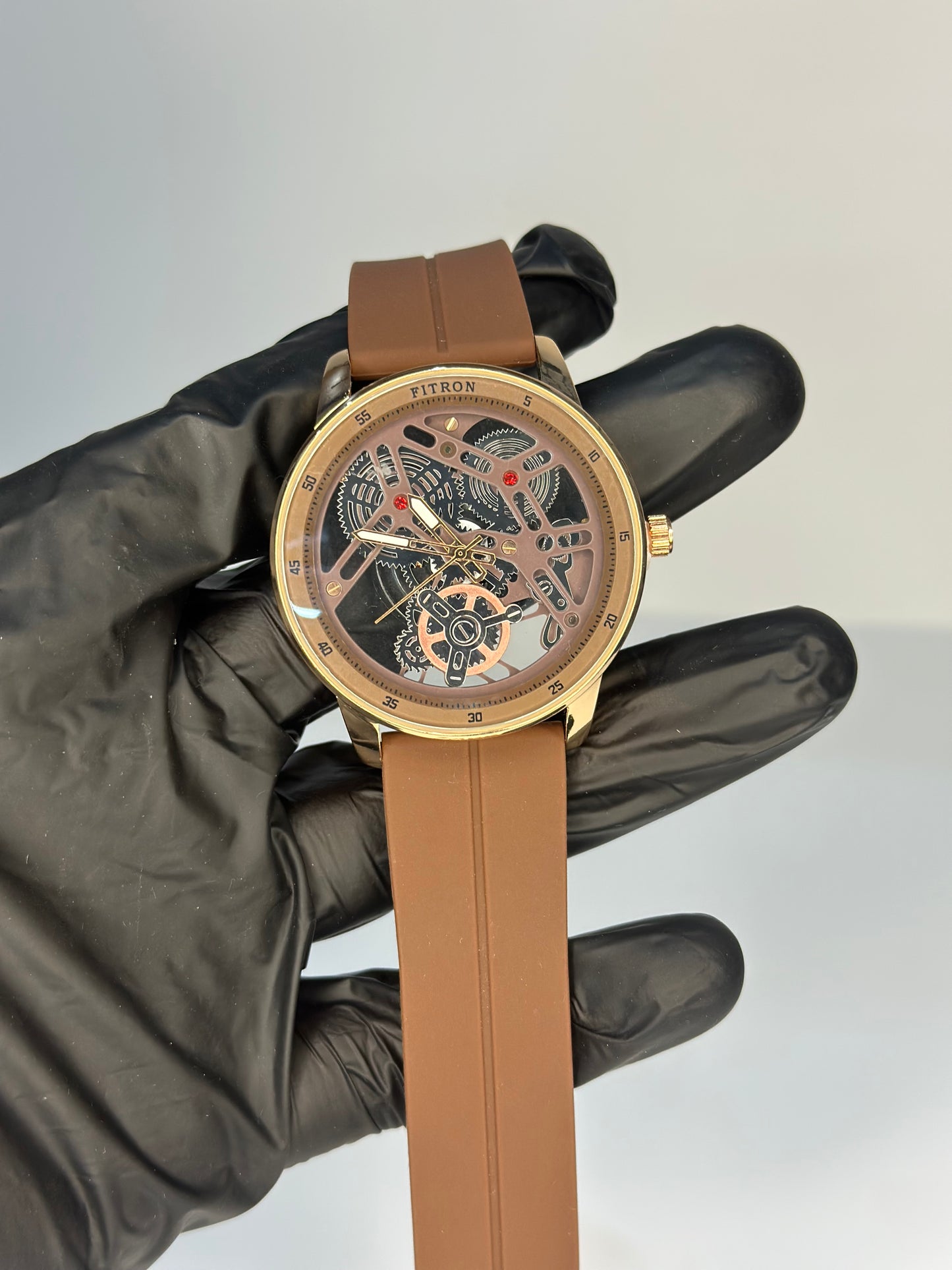 FITRON BRONZE PHANTOM SKELETON WATCH