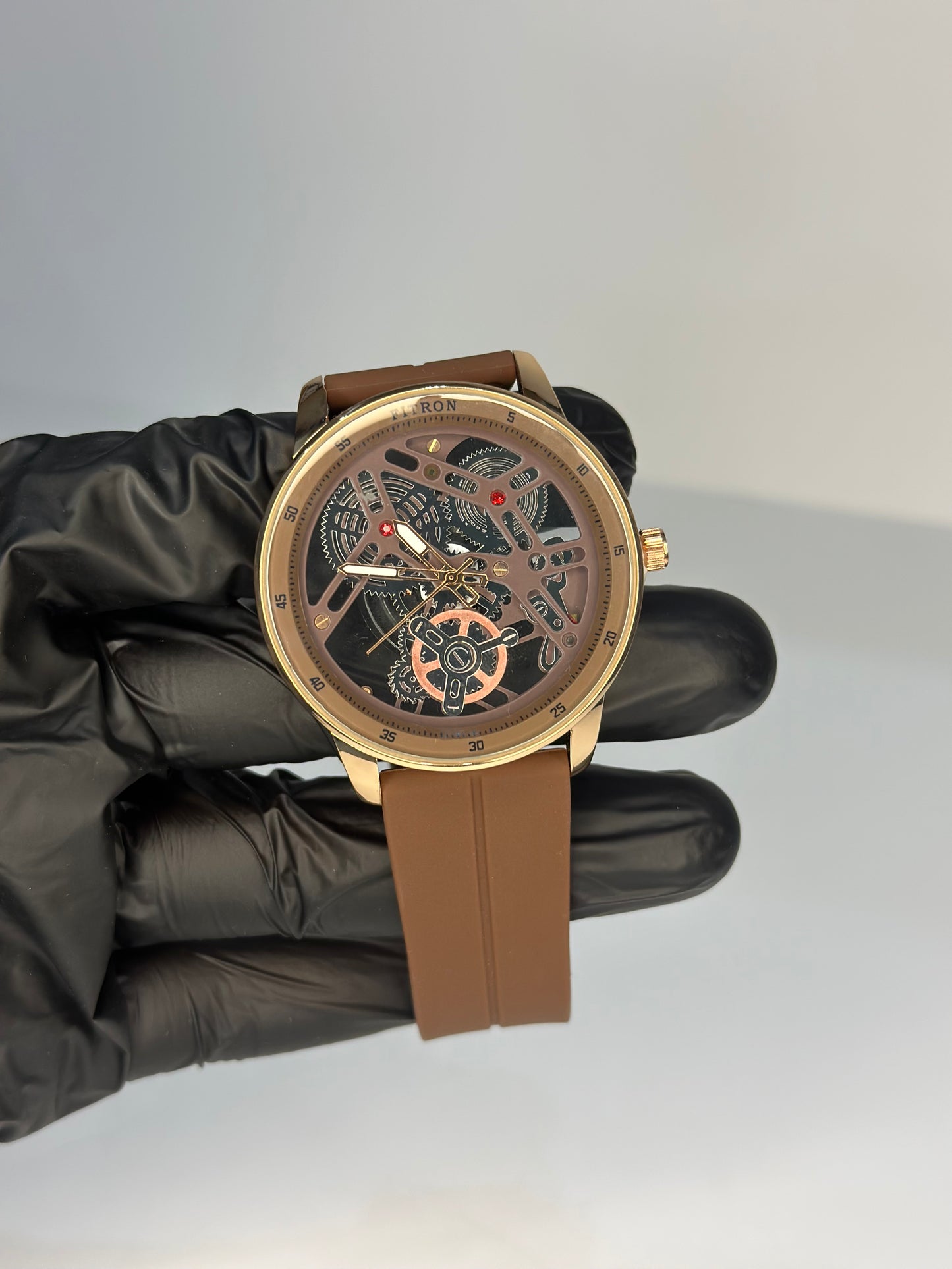 FITRON BRONZE PHANTOM SKELETON WATCH