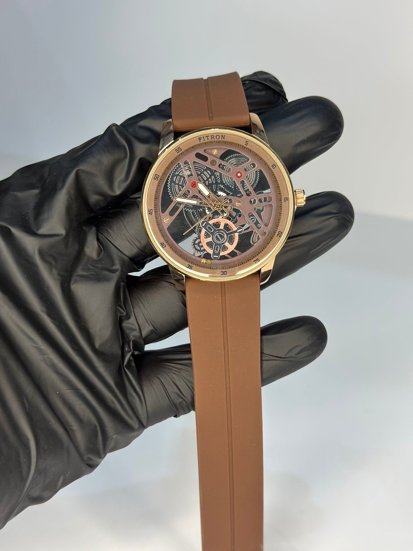 FITRON BRONZE PHANTOM SKELETON WATCH