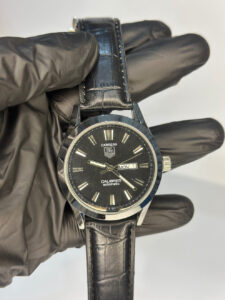 TAG HEUER CARRERA CALIBRE 5 DAY-DATE AUTOMATIC WATCH