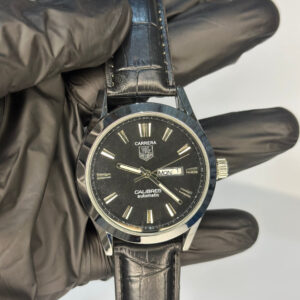 TAG HEUER CARRERA CALIBRE 5 DAY-DATE AUTOMATIC WATCH