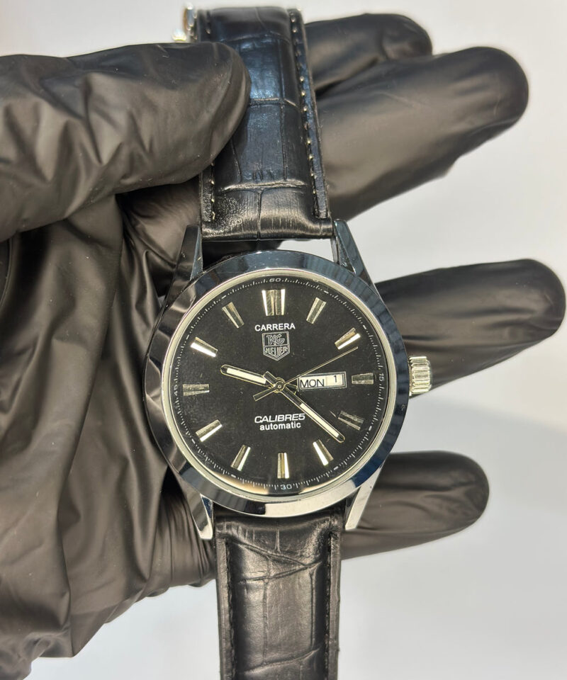 TAG HEUER CARRERA CALIBRE 5 DAY-DATE AUTOMATIC WATCH