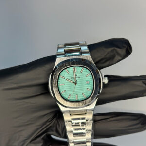 BESTWIN NAUTILUS BLUE DIAL DATE STEEL WATCH