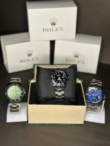 RLX SUBMARINER (BLACK,BLUE,GREEN) DIAL STAINLESS STEEL WATCH