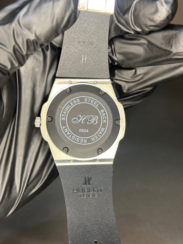 HB BLACK SKELETON DIAL WATCH - Image 6
