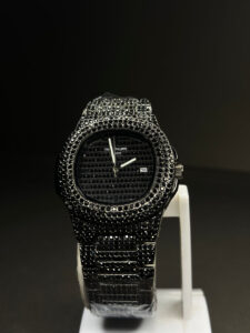 BLACK ICED OUT PP WATCH