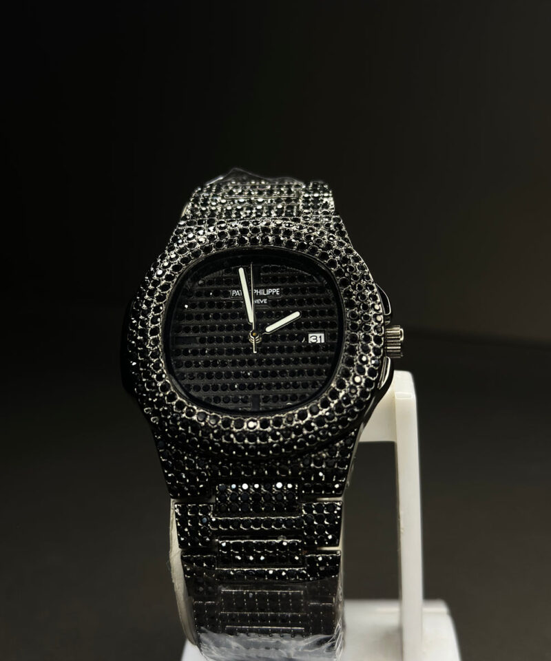 BLACK ICED OUT PP WATCH