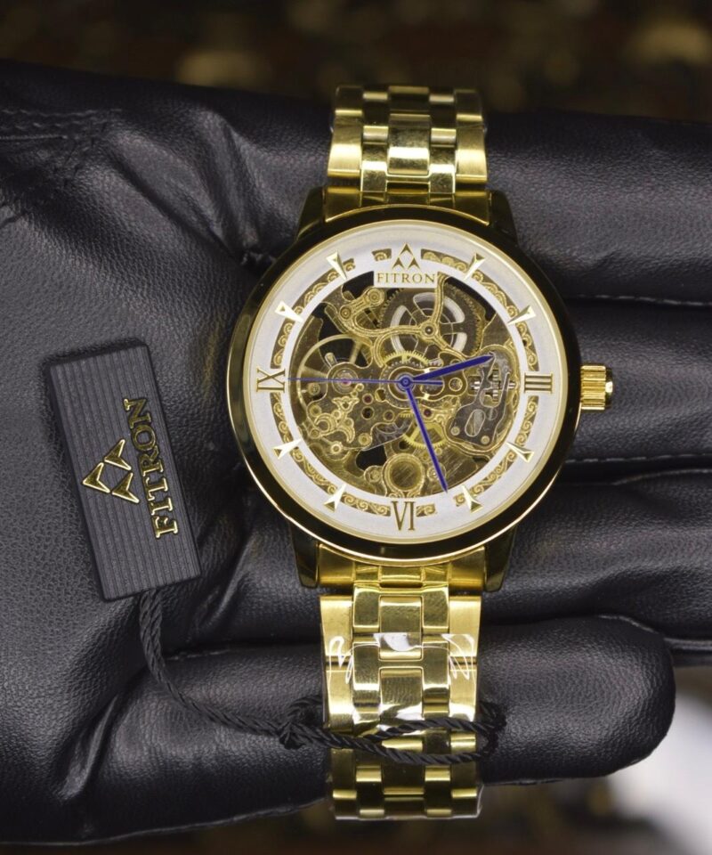 Fitron Automatic Skeleton Water Resistant Scratch-proof Back Case Batch-02