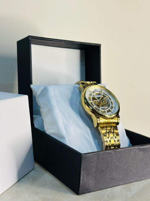 Fitron Automatic Skeleton Water Resistant Scratch-proof Back Case - Image 2