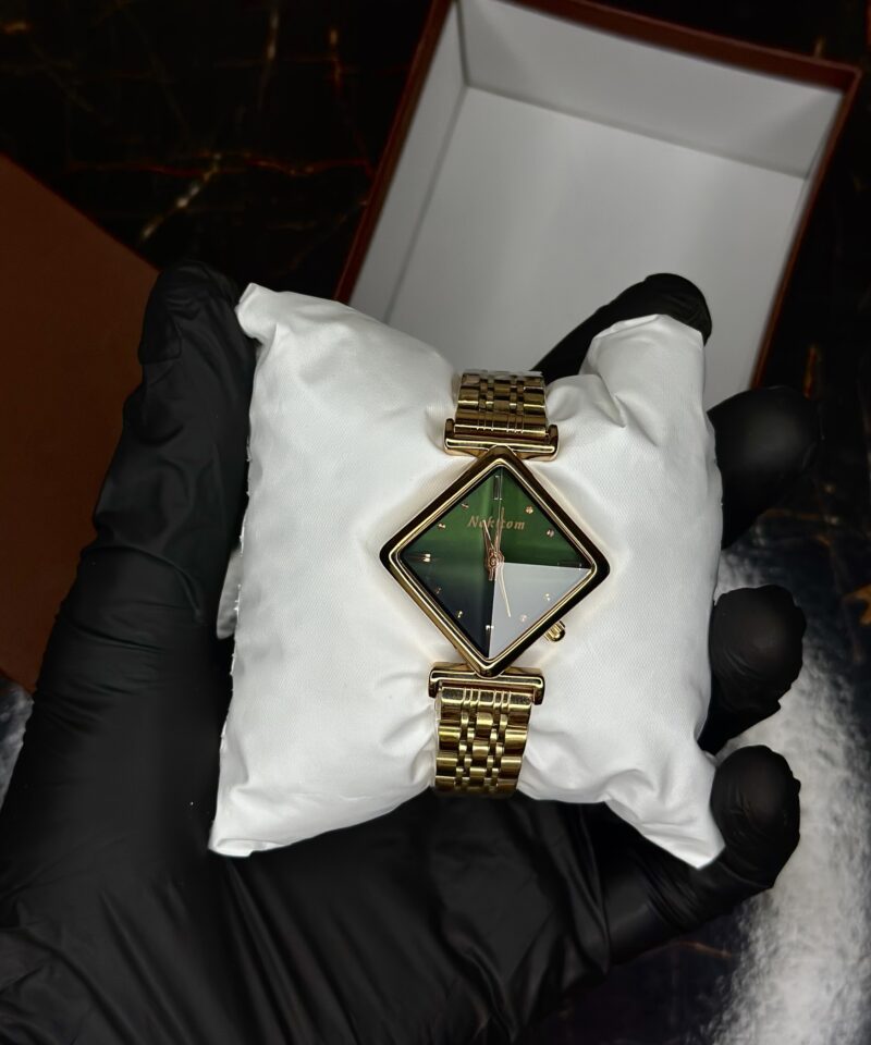 NEKTOM EMERALD PRISM LADIES WATCH (BUTTERFLY LOCK)
