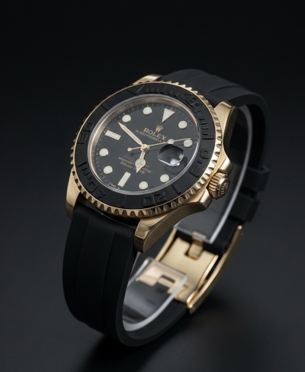 RLX SUBMARINER RUBBER STRAP WATCH